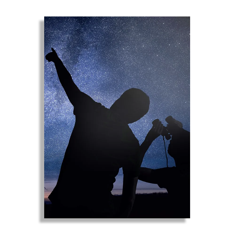 Schilderij Blije ster Rechthoek Verticaal Template DB 50 70 Verticaal Ruimtevaart 18 1