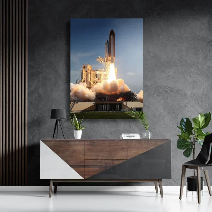 Schilderij Ready for takeoff Rechthoek Verticaal Template DB 50 70 Verticaal Ruimtevaart 3 3