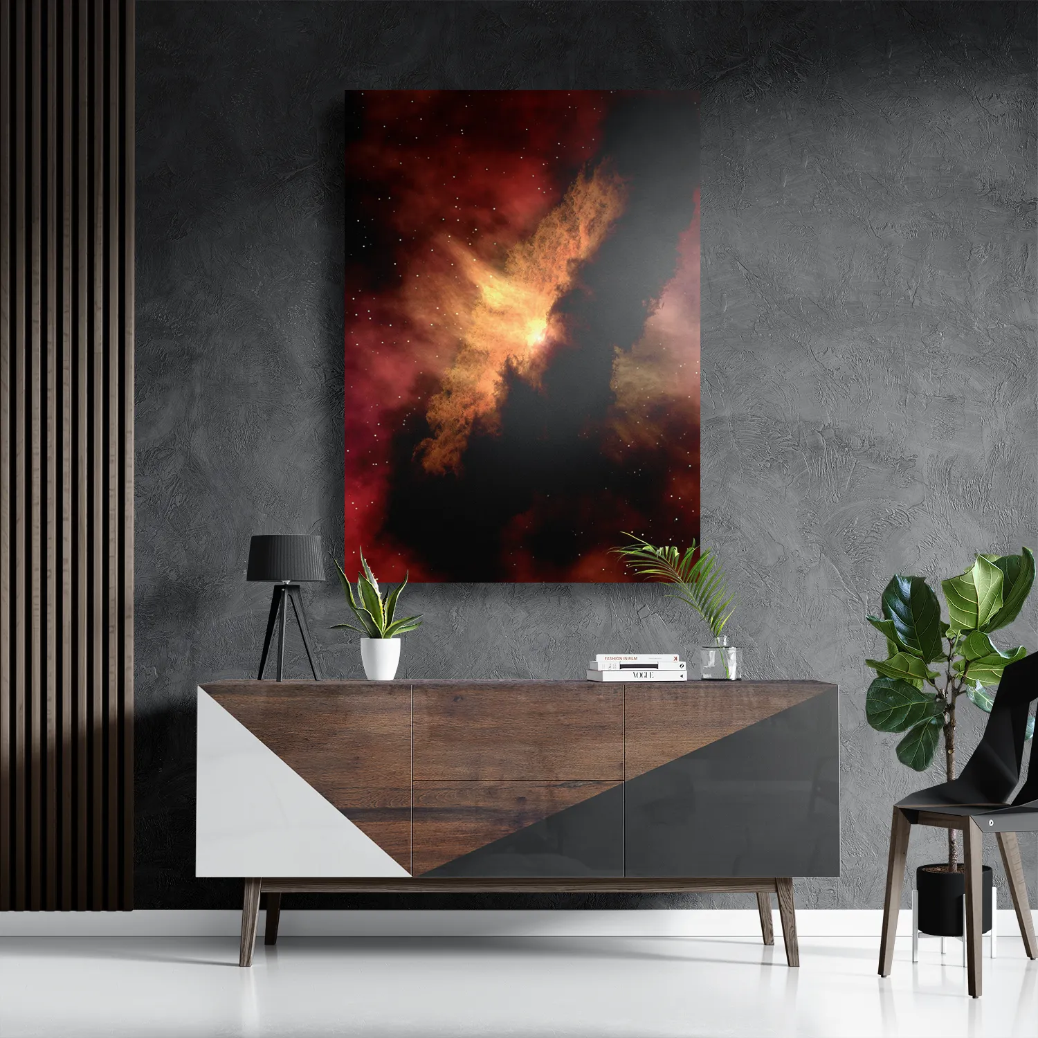 Schilderij Het Heelal Rechthoek Verticaal Template DB 50 70 Verticaal Ruimtevaart 4 3