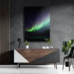 Schilderij Het Noorderlicht Rechthoek Verticaal Template DB 50 70 Verticaal Ruimtevaart 8 3