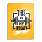 Schilderij This Is My Therapy Rechthoek Verticaal Template DB 50 70 Verticaal Sport 1 1