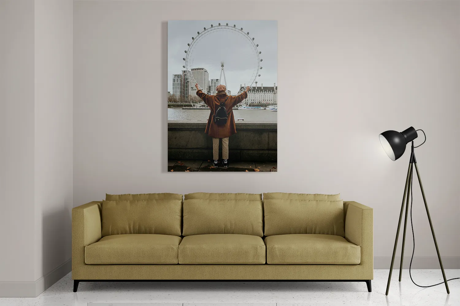 Schilderij London Eye Rechthoek Verticaal Template DB 50 70 Verticaal Steden 14 2