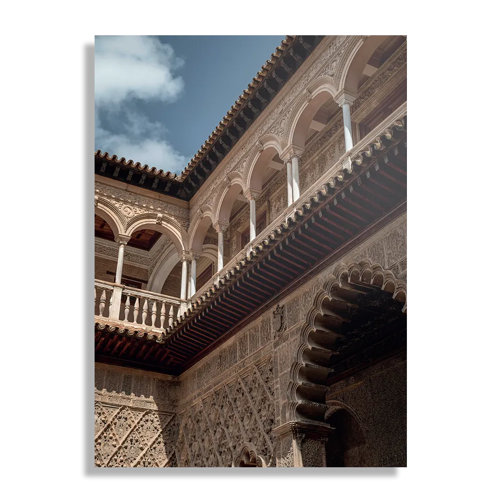 Schilderij Koninklijk Paleis van Sevilla Rechthoek Verticaal Template DB 50 70 Verticaal Steden 15 1