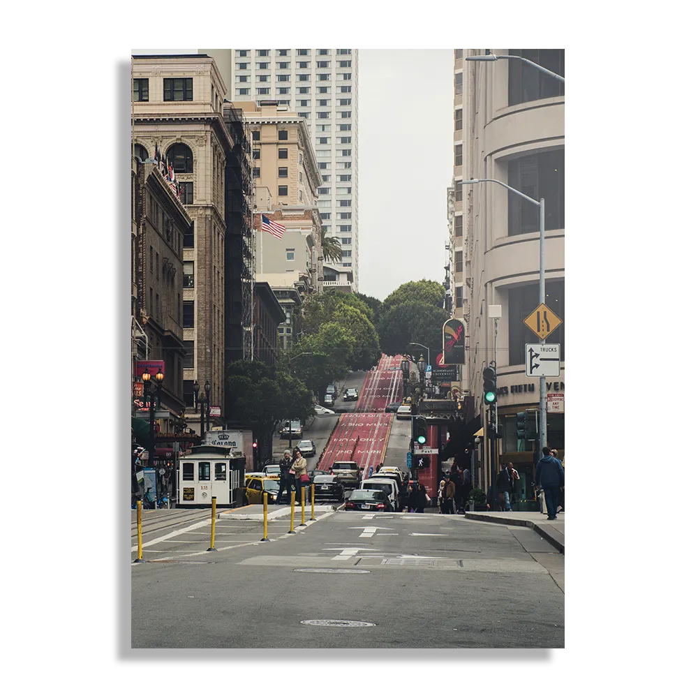 Schilderij San Francisco City Rechthoek Verticaal Template DB 50 70 Verticaal Steden 17 1