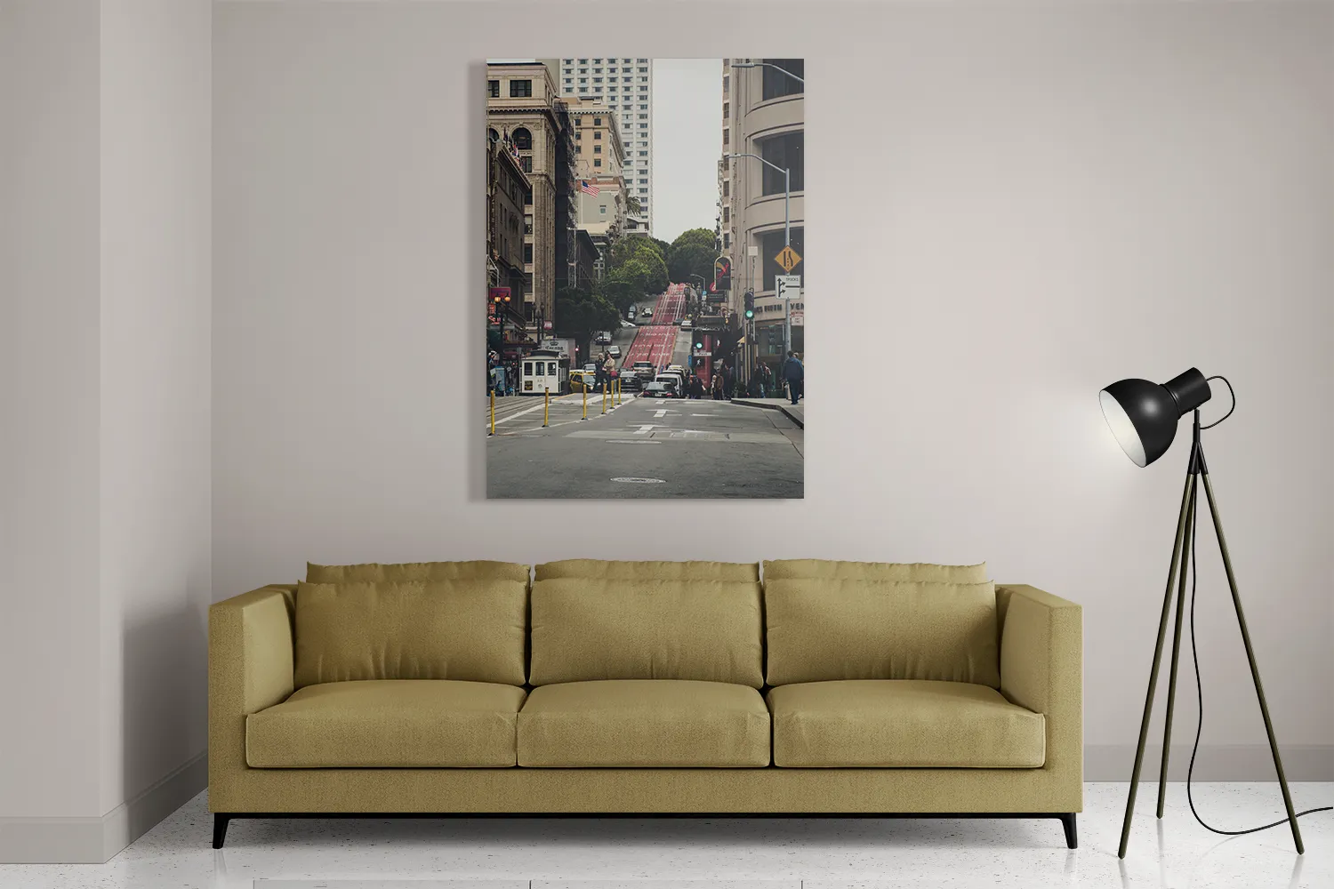 Schilderij San Francisco City Rechthoek Verticaal Template DB 50 70 Verticaal Steden 17 2