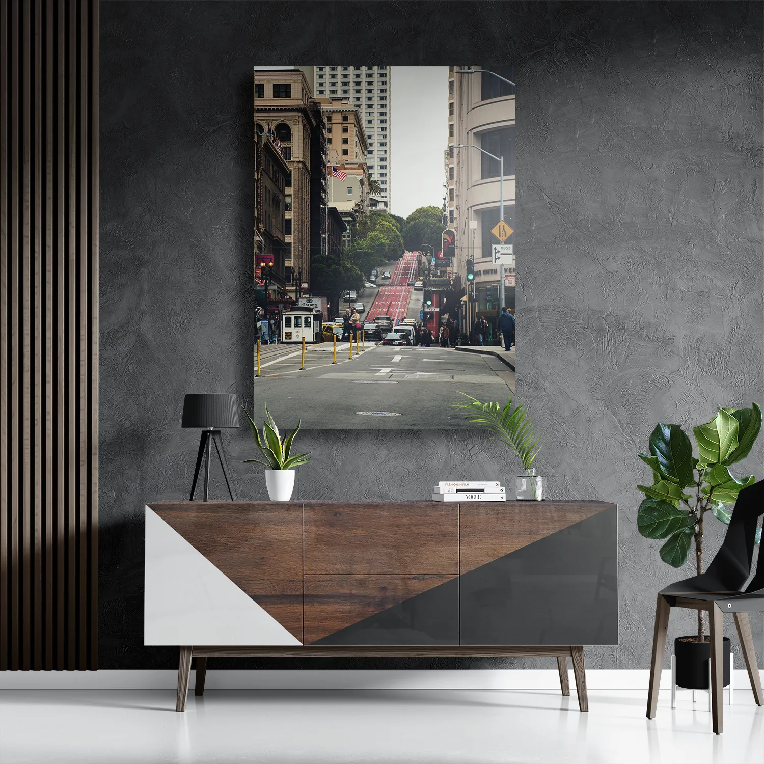 Schilderij San Francisco City Rechthoek Verticaal Template DB 50 70 Verticaal Steden 17 3