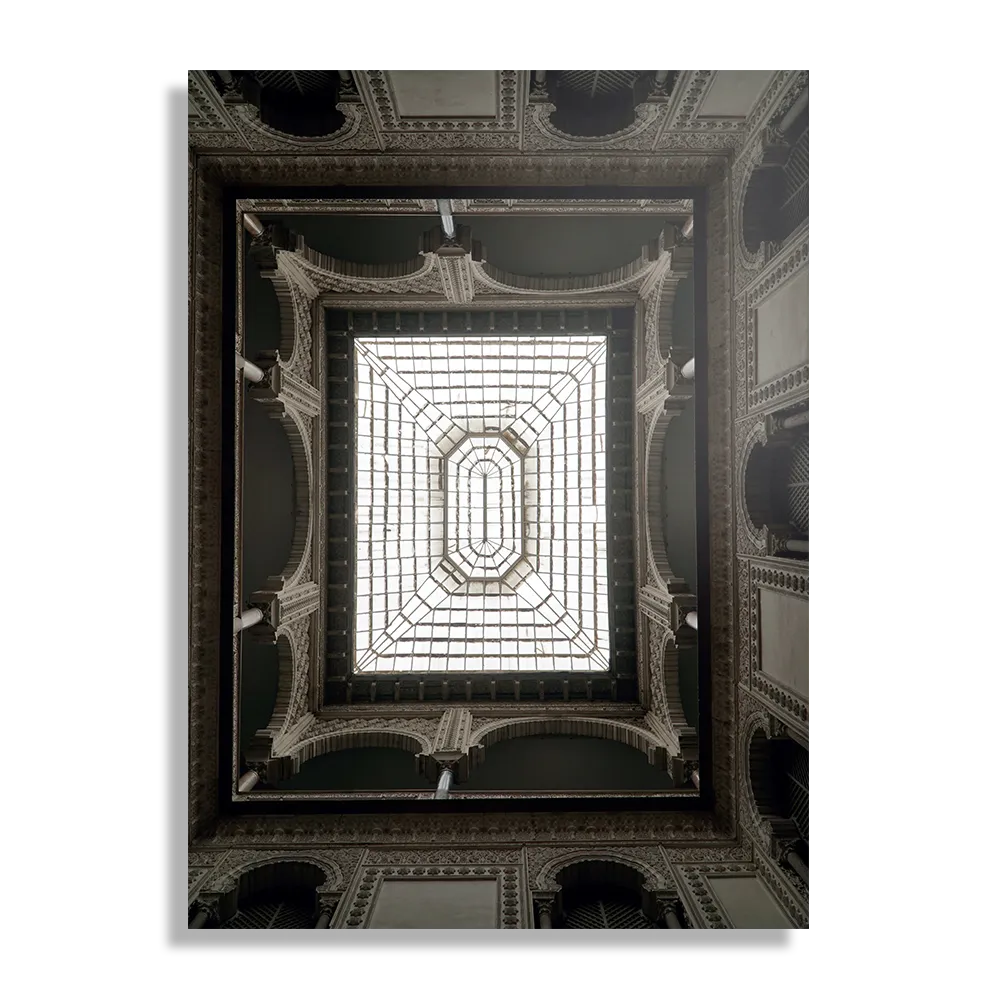Schilderij Koninklijk Paleis van Sevilla Dak Rechthoek Verticaal Template DB 50 70 Verticaal Steden 20 1