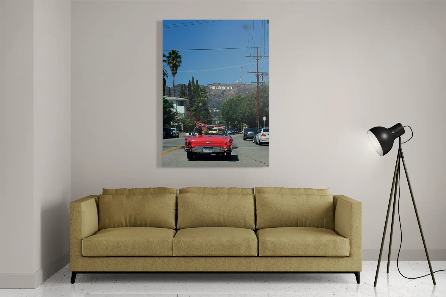 Schilderij Hollywood Rechthoek Verticaal Template DB 50 70 Verticaal Steden 21 2