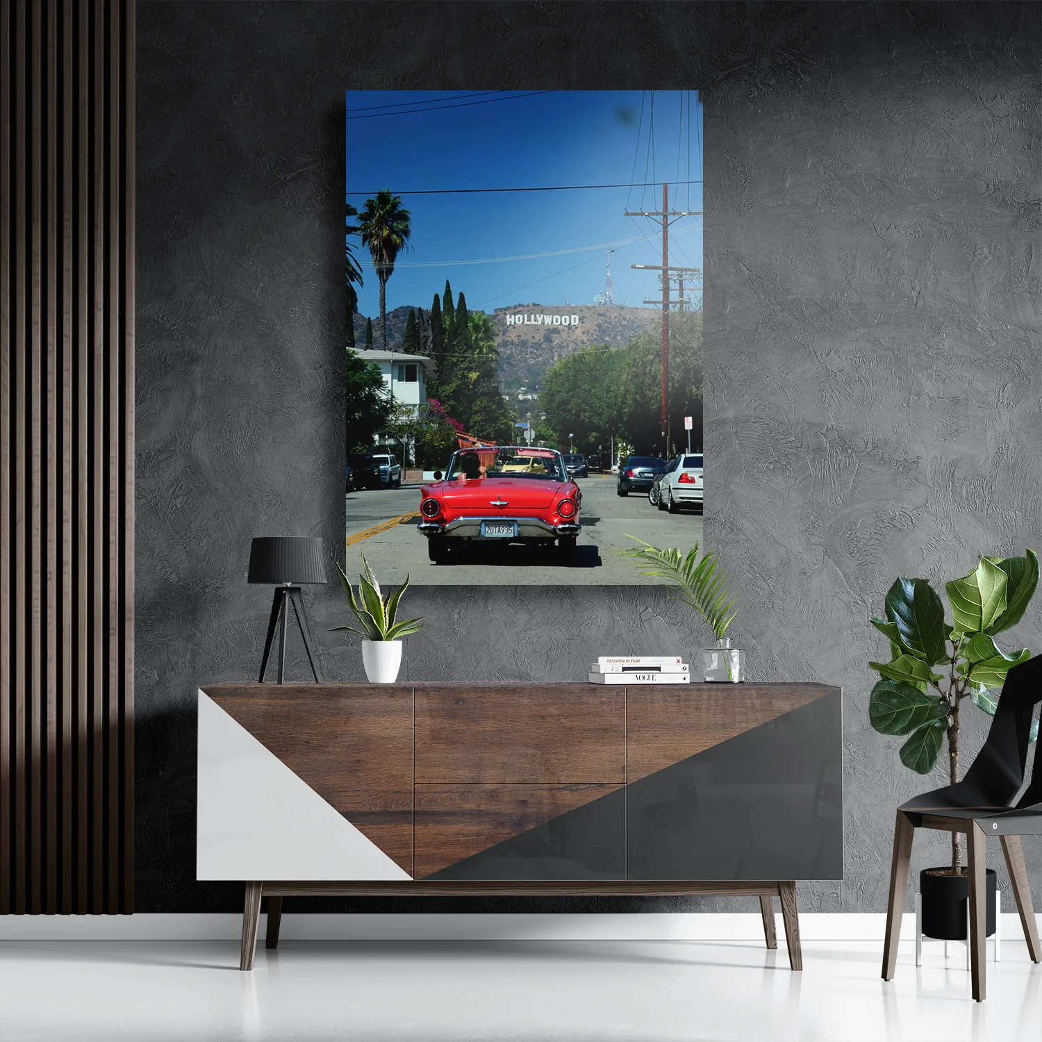 Schilderij Hollywood Rechthoek Verticaal Template DB 50 70 Verticaal Steden 21 3