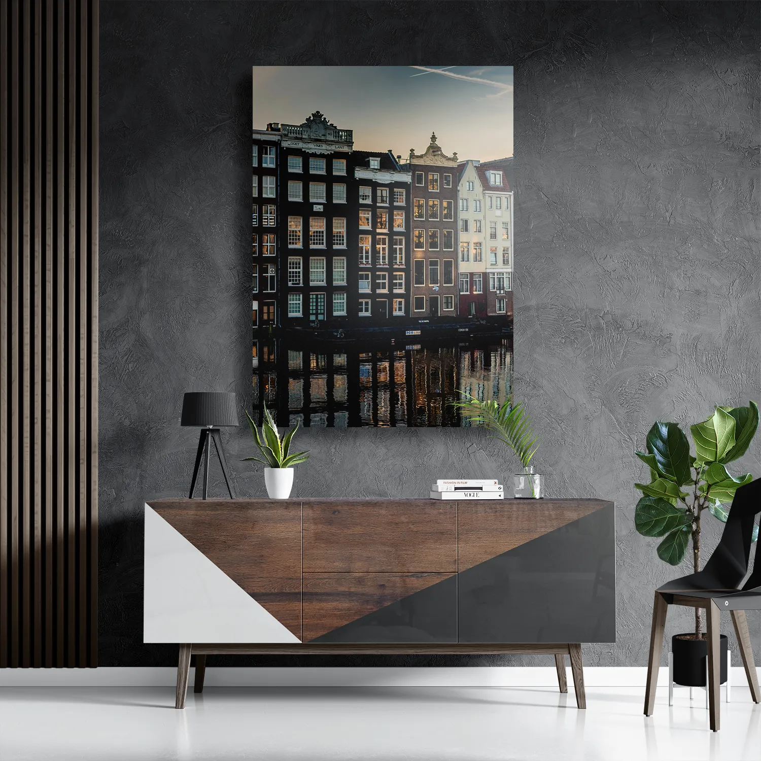 Template_DB_50-70_Verticaal_Steden_33-3 Schilderij Aan die Amsterdamse Gracht Rechthoek Verticaal Template DB 50 70 Verticaal Steden 33 3