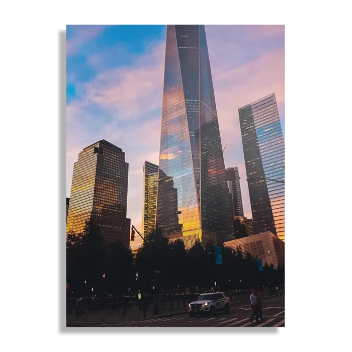 Schilderij One World Trade Center New York Rechthoek Verticaal Template DB 50 70 Verticaal Steden 37 1