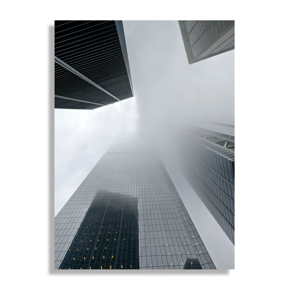 Schilderij New York Rain Print Rechthoek Verticaal Template DB 50 70 Verticaal Steden 39 1