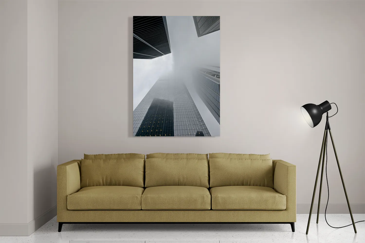 Schilderij New York Rain Print Rechthoek Verticaal Template DB 50 70 Verticaal Steden 39 2