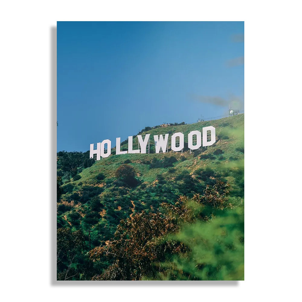 Schilderij Hollywood Letters Rechthoek Verticaal Template DB 50 70 Verticaal Steden 40 1