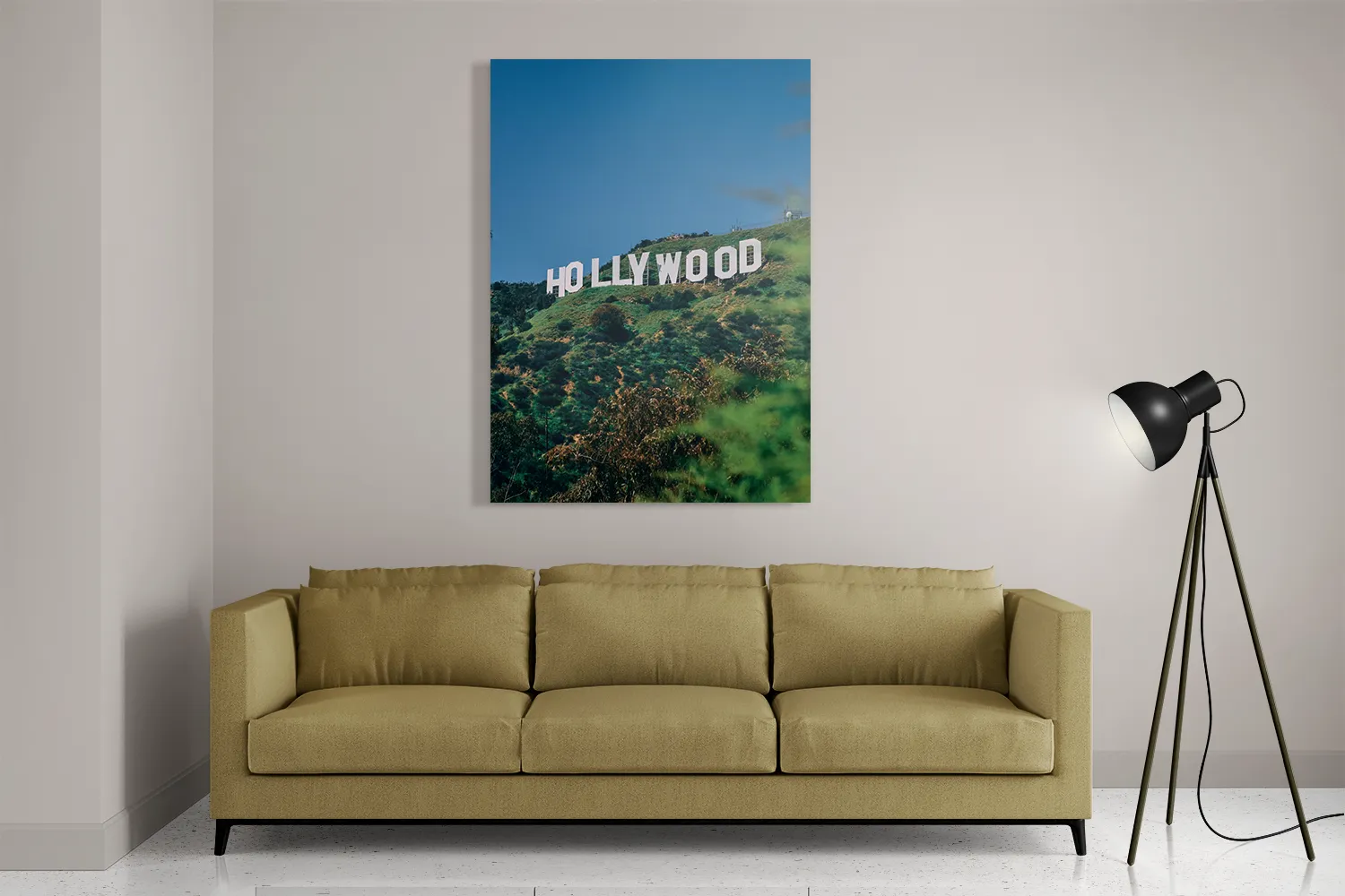 Schilderij Hollywood Letters Rechthoek Verticaal Template DB 50 70 Verticaal Steden 40 2
