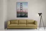 Schilderij Golden Gate Bridge San Francisco Rechthoek Verticaal Template DB 50 70 Verticaal Steden 49 2
