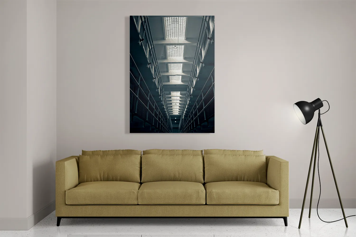 Template_DB_50-70_Verticaal_Steden_52-2 Schilderij Alcatraz Celblokken Rechthoek Verticaal Template DB 50 70 Verticaal Steden 52 2