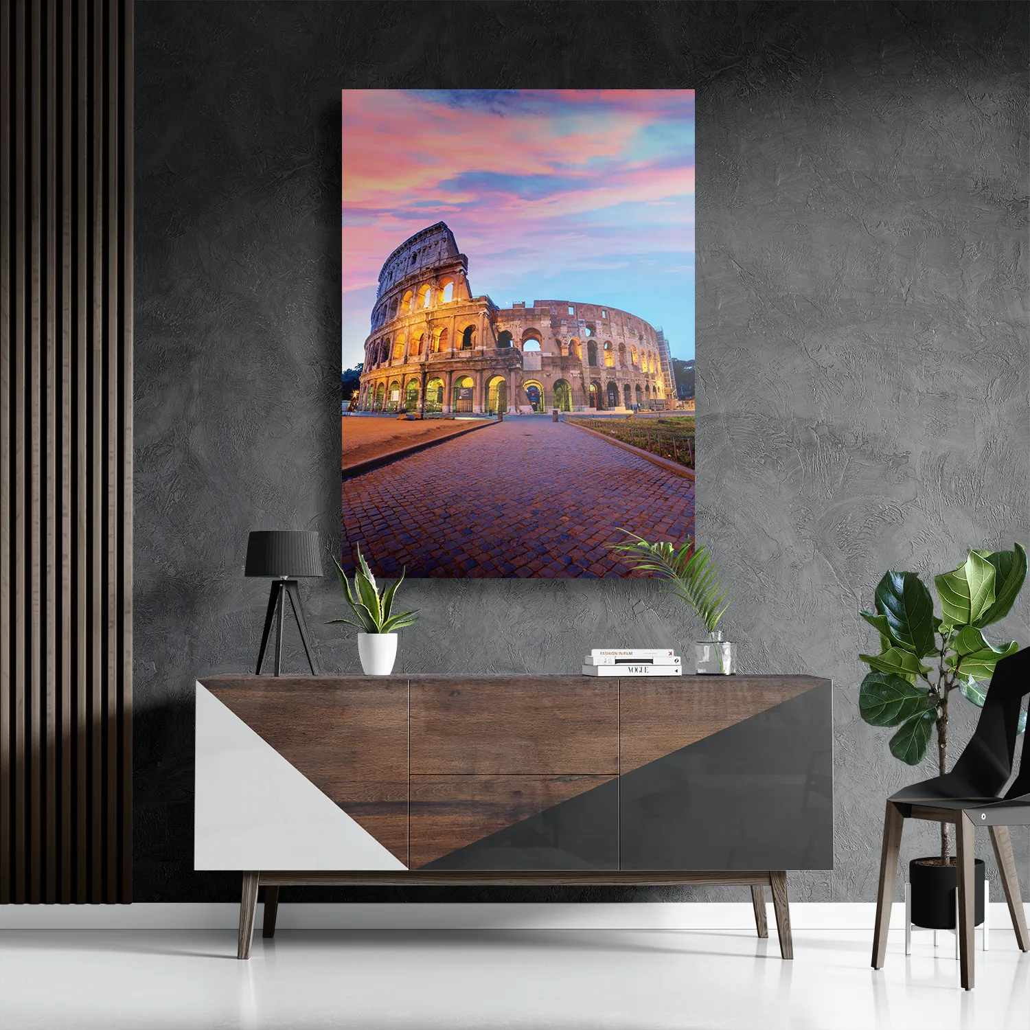 Schilderij Het Colosseum Rome 01 Rechthoek Verticaal Template DB 50 70 Verticaal Steden 59 3