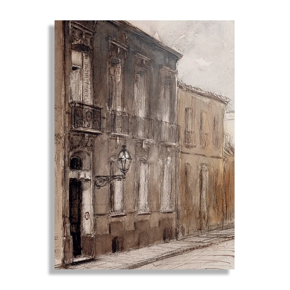 Template_DB_50-70_Verticaal_Vintage_19-1 Schilderij Het Dorp Rechthoek Verticaal Template DB 50 70 Verticaal Vintage 19 1