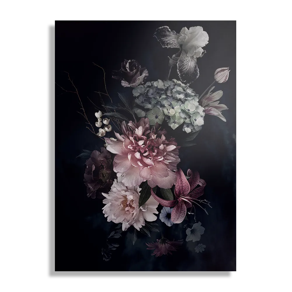 Schilderij Modern Stil Leven Bloemen 03 Rechthoek Verticaal Template DB 50 70 Verticaal Vintage 24 1