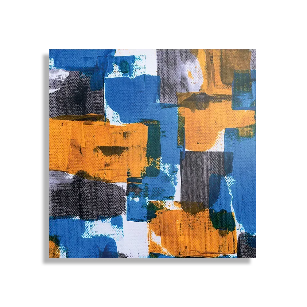 Schilderij Kleurrijk schilderij Vierkant Template D Vierkant Abstract 03 1