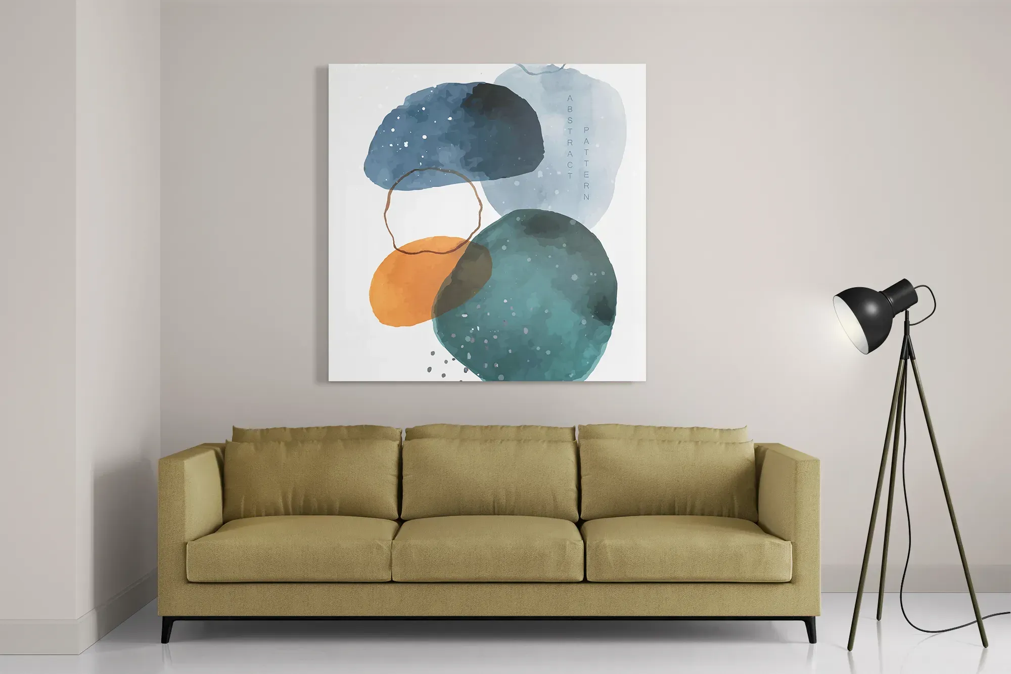 Schilderij Scandinavisch Kleurrijk Vierkant Template D Vierkant Abstract 08 2