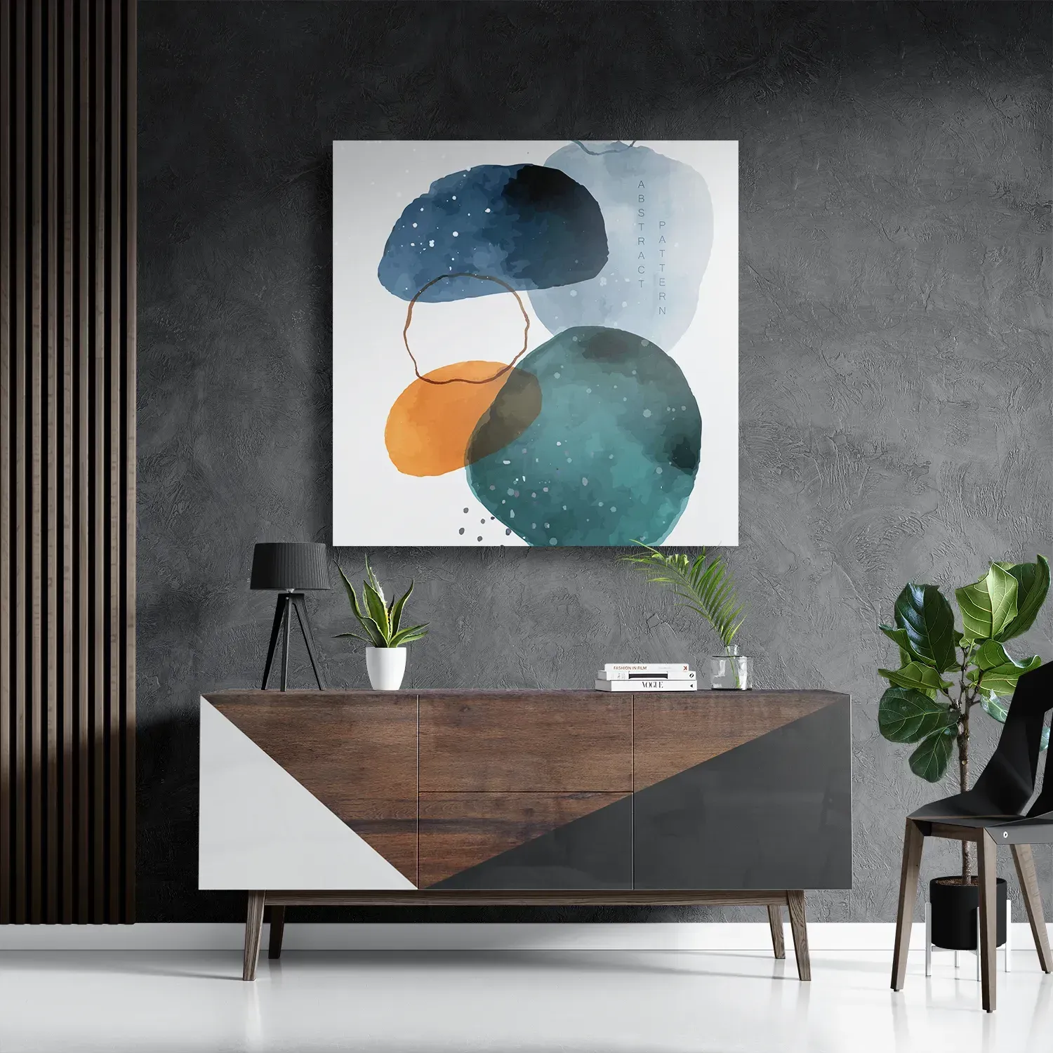 Schilderij Scandinavisch Kleurrijk Vierkant Template D Vierkant Abstract 08 3