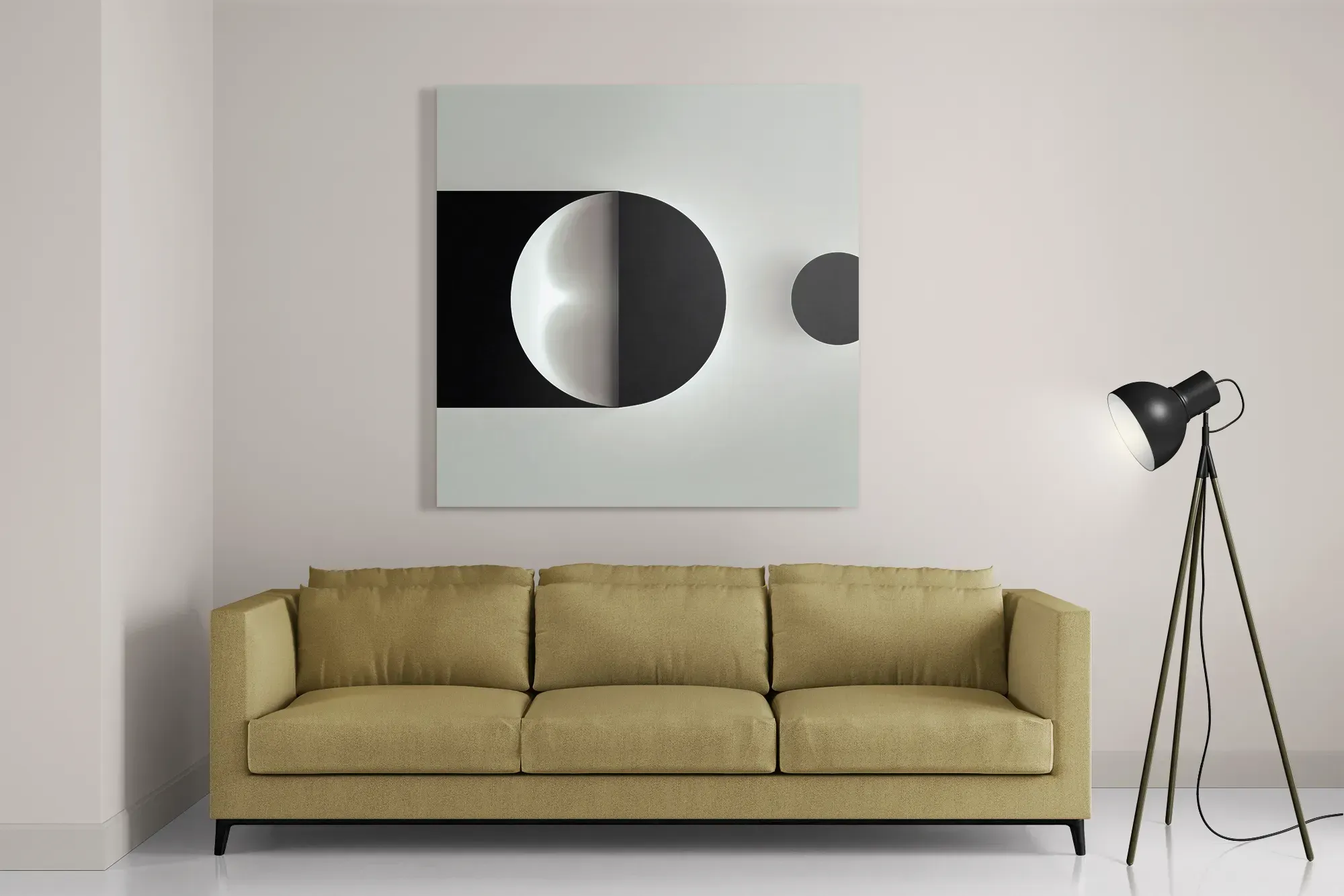 Template_D_Vierkant_Abstract_21-2 Schilderij Scandinavisch Wit met Zwart Element 01 Vierkant Template D Vierkant Abstract 21 2