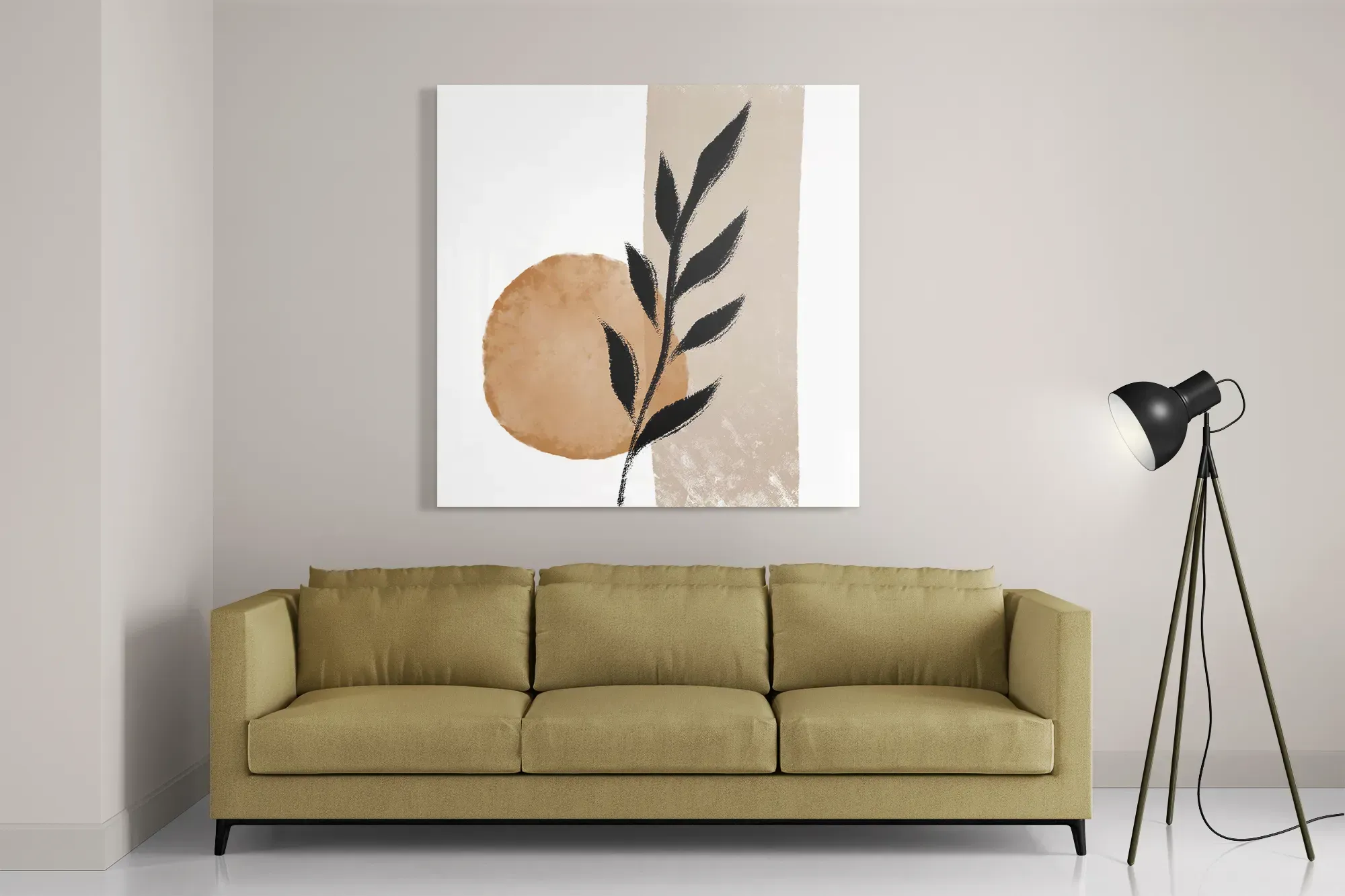 Template_D_Vierkant_Abstract_40-2 Schilderij Scandinavisch Patroon met Bloem 02 Vierkant Template D Vierkant Abstract 40 2