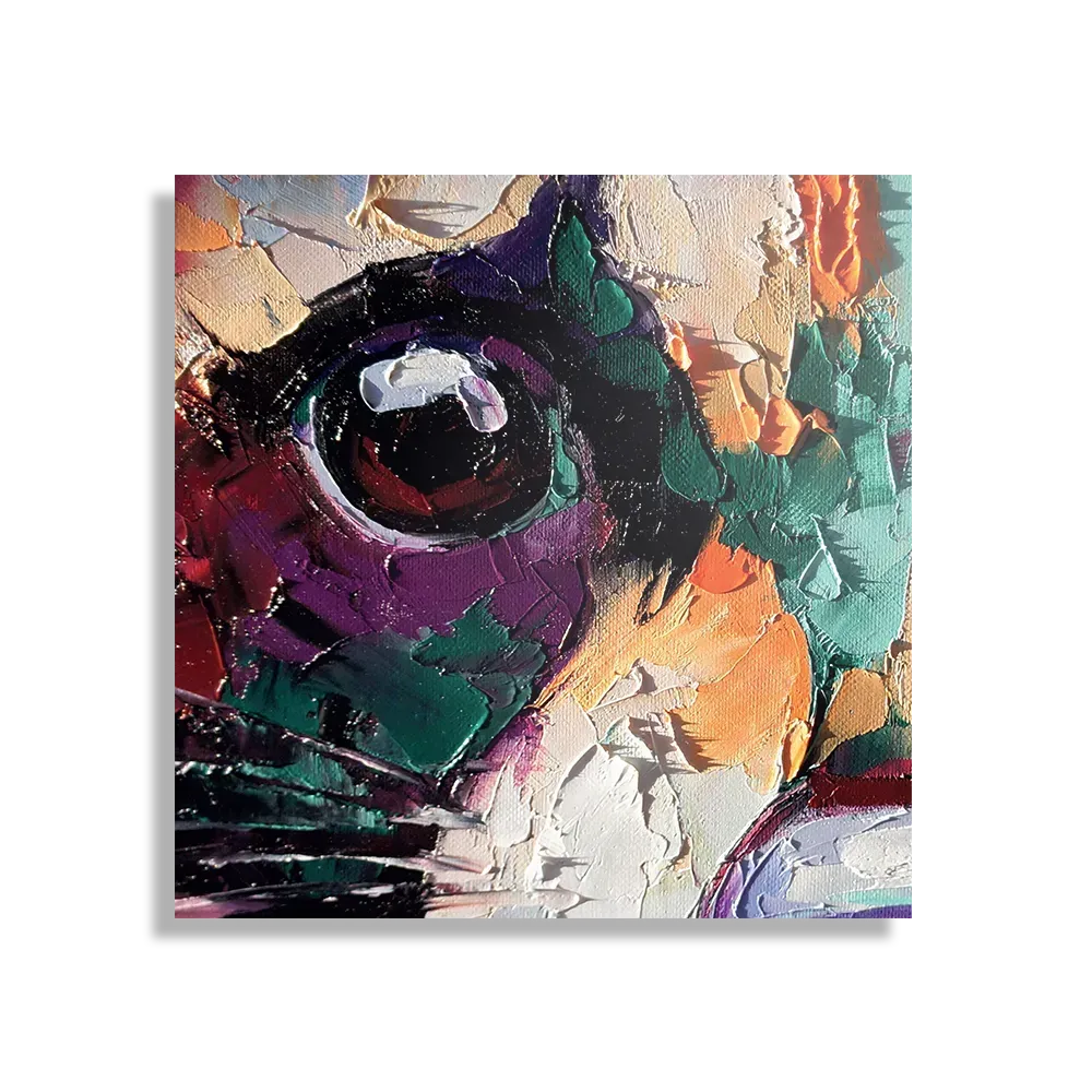 Template_D_Vierkant_Abstract_42-1 Schilderij Geschilderde Dierenkop in Kleur Vierkant Template D Vierkant Abstract 42 1