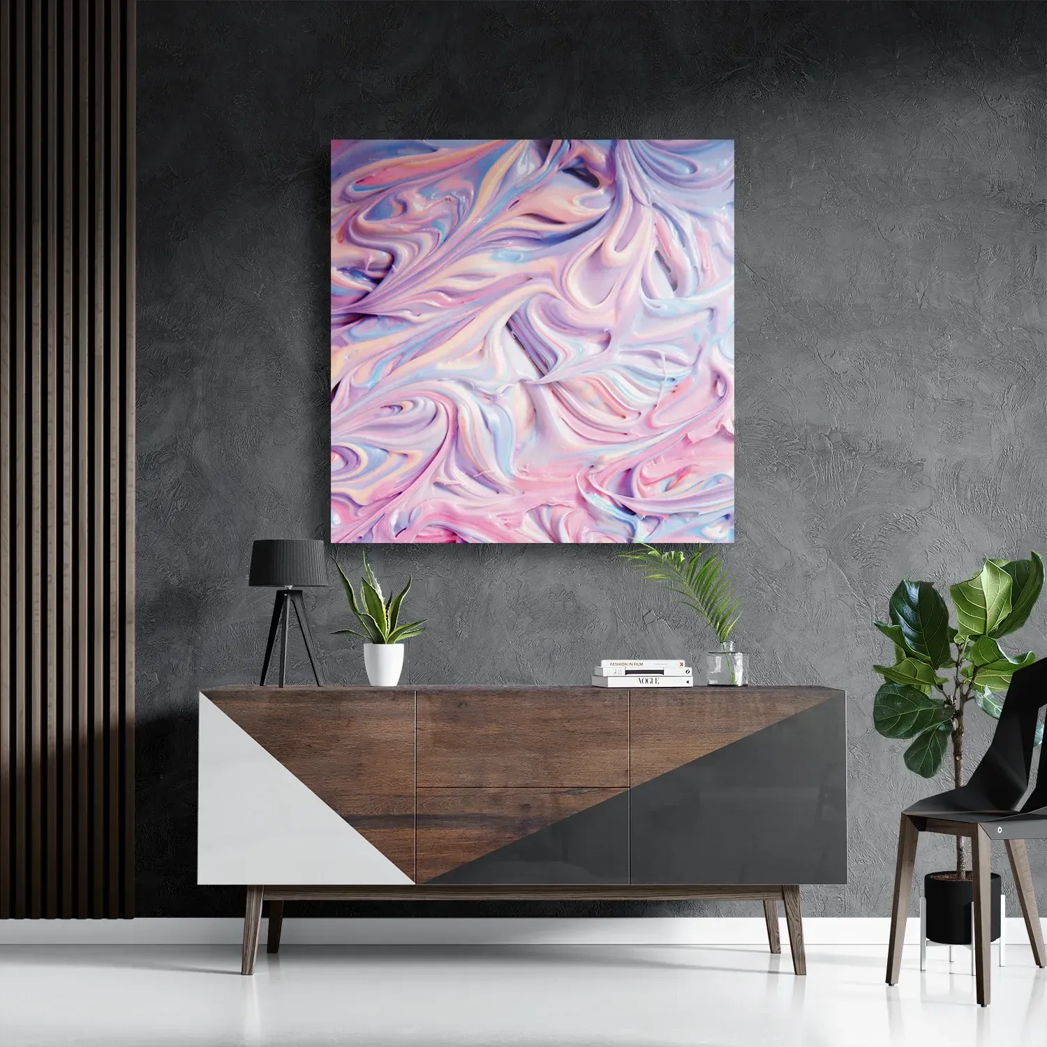 Schilderij Statisfying Art Roze Vierkant Template D Vierkant Abstract 45 3