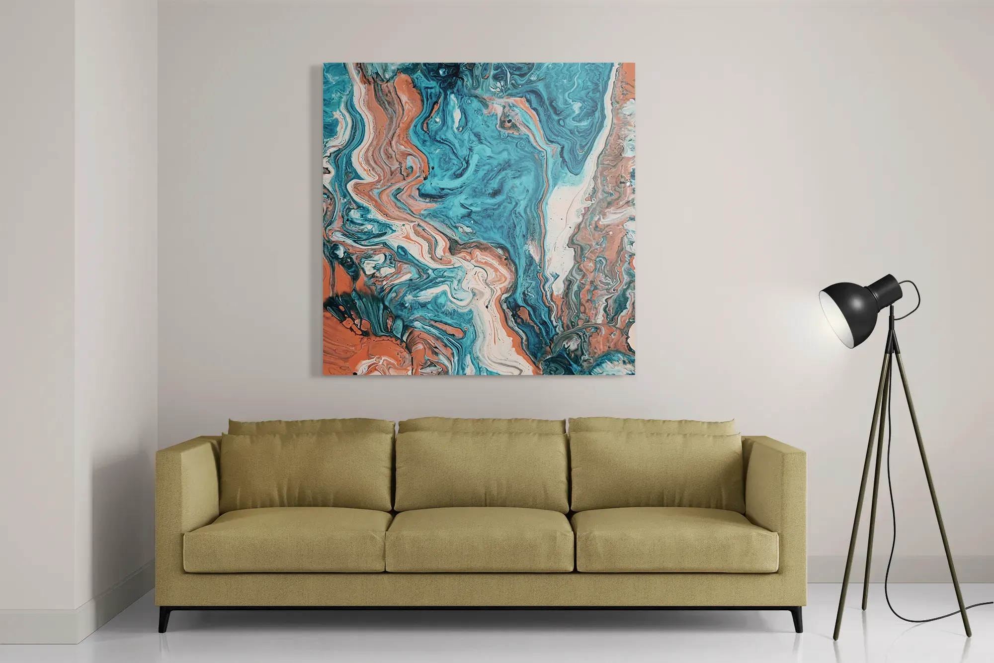 Template_D_Vierkant_Abstract_85-2 Schilderij Painted Colored Vierkant Template D Vierkant Abstract 85 2