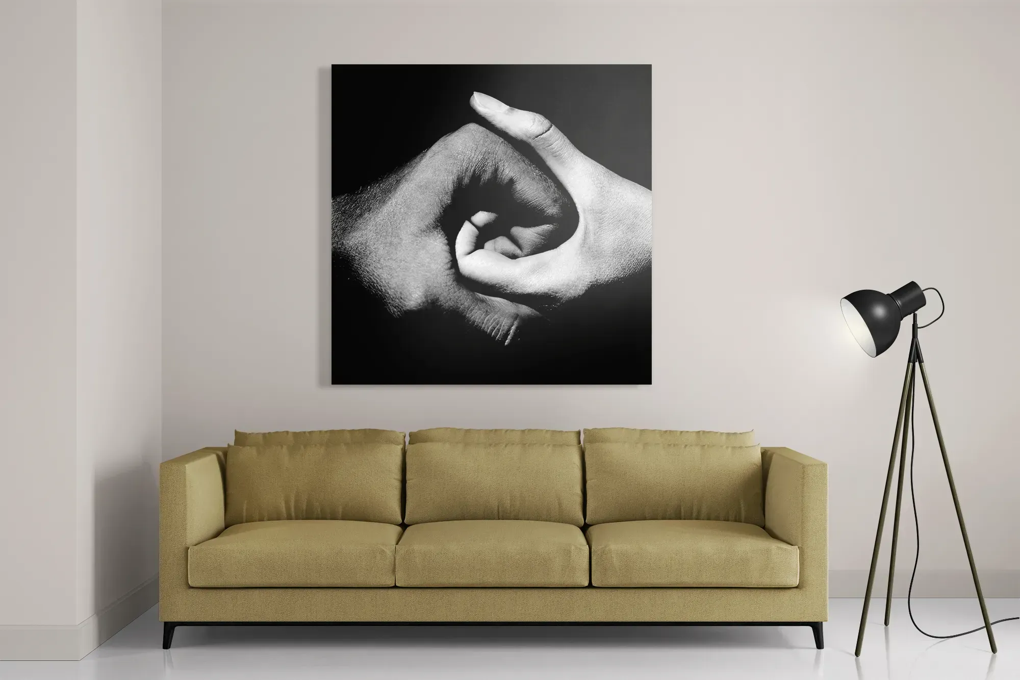 Schilderij Het geheel Vierkant Template D Vierkant Beauty 3 2