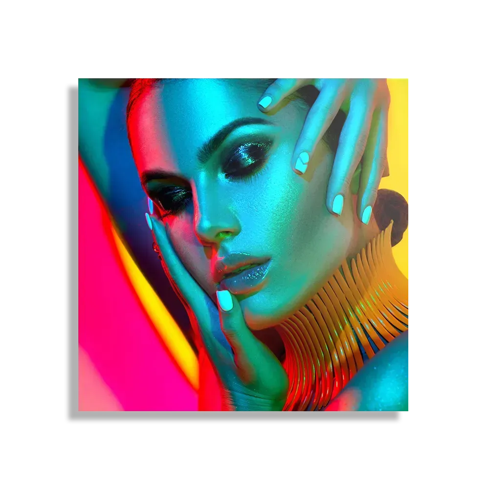 Template_D_Vierkant_Beauty_5-1 Schilderij Kleurrijke Vrouw Vierkant Template D Vierkant Beauty 5 1