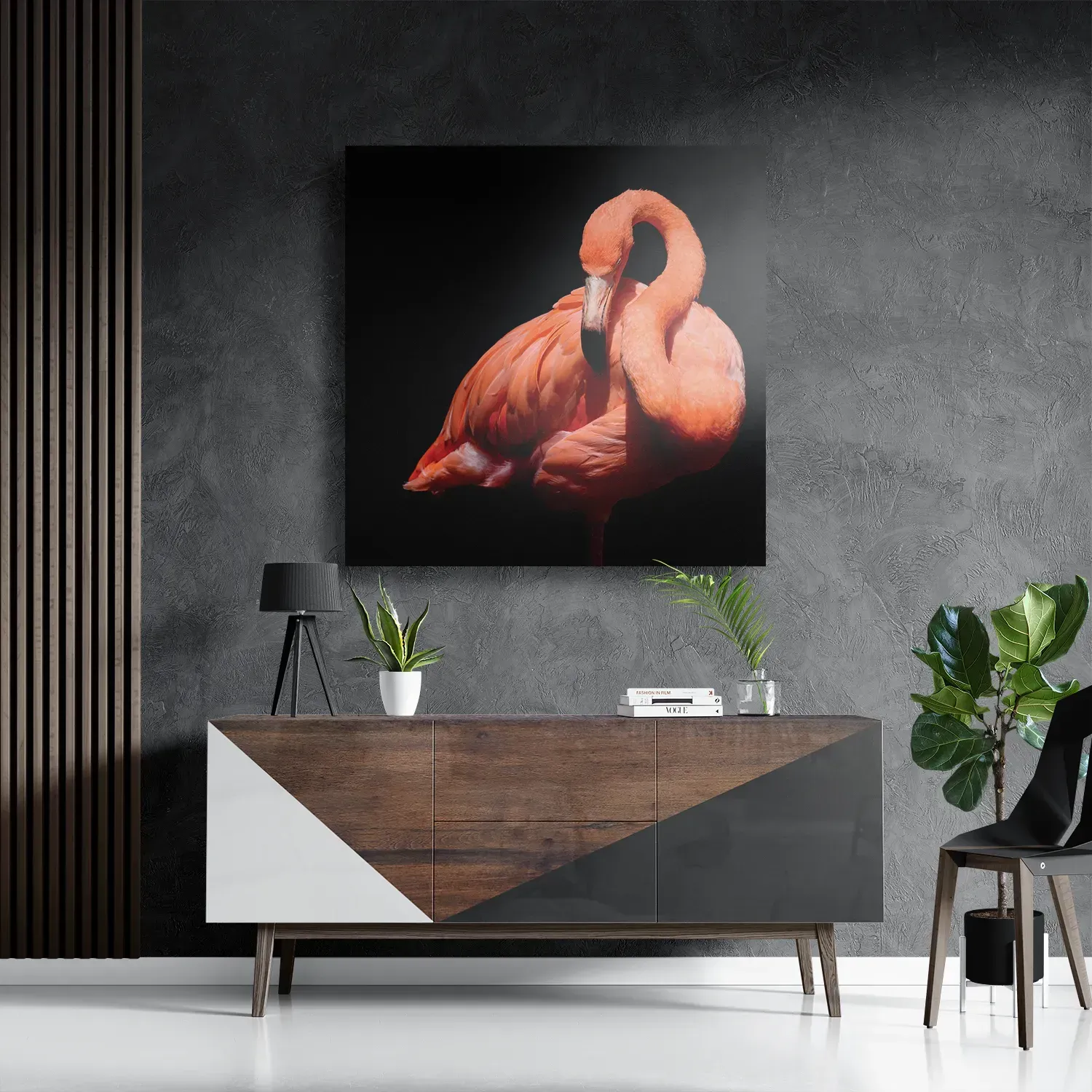 Schilderij Falmingo Contrast Vierkant Template D Vierkant Dieren 33 3