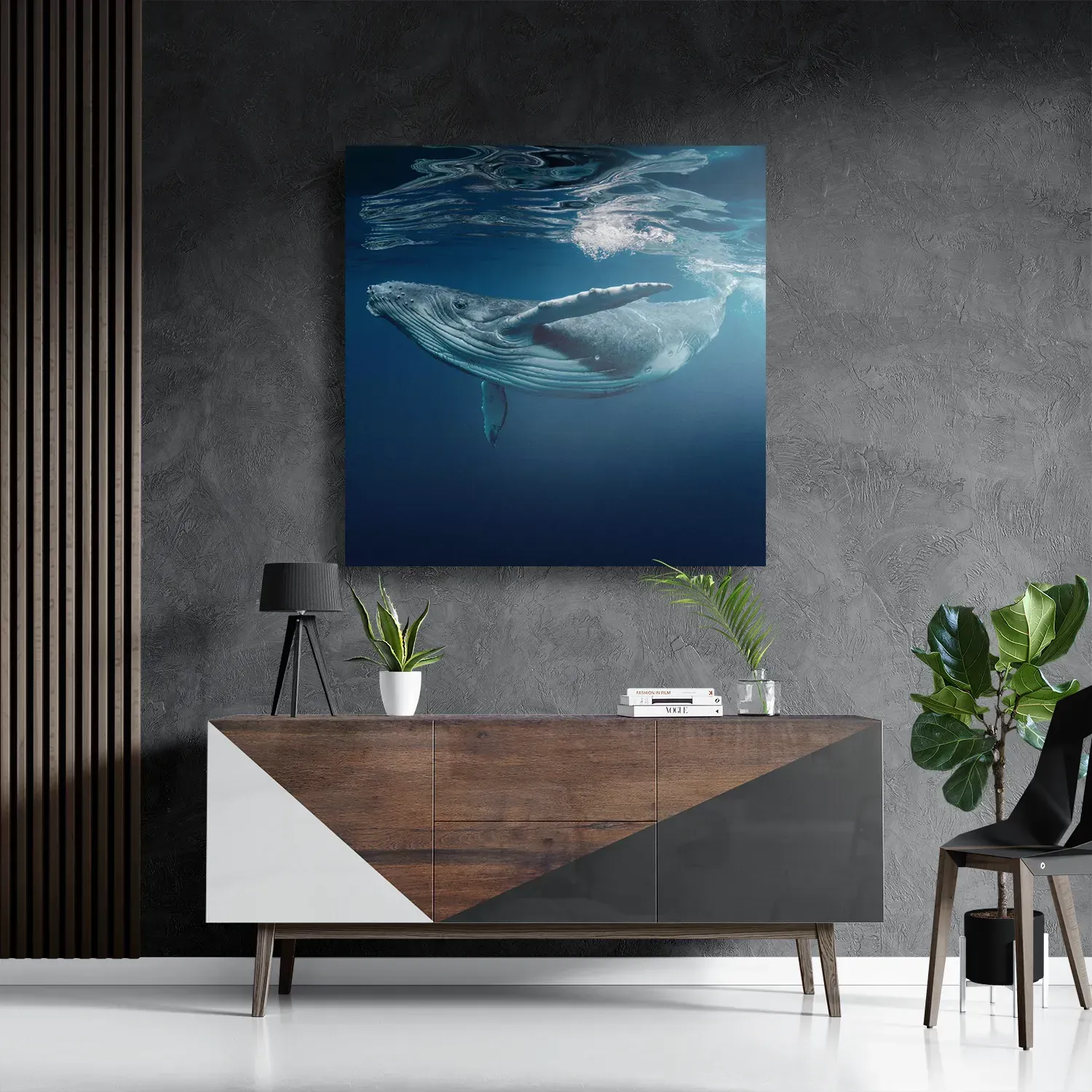 Schilderij De Walvis Vierkant Template D Vierkant Dieren 60 3
