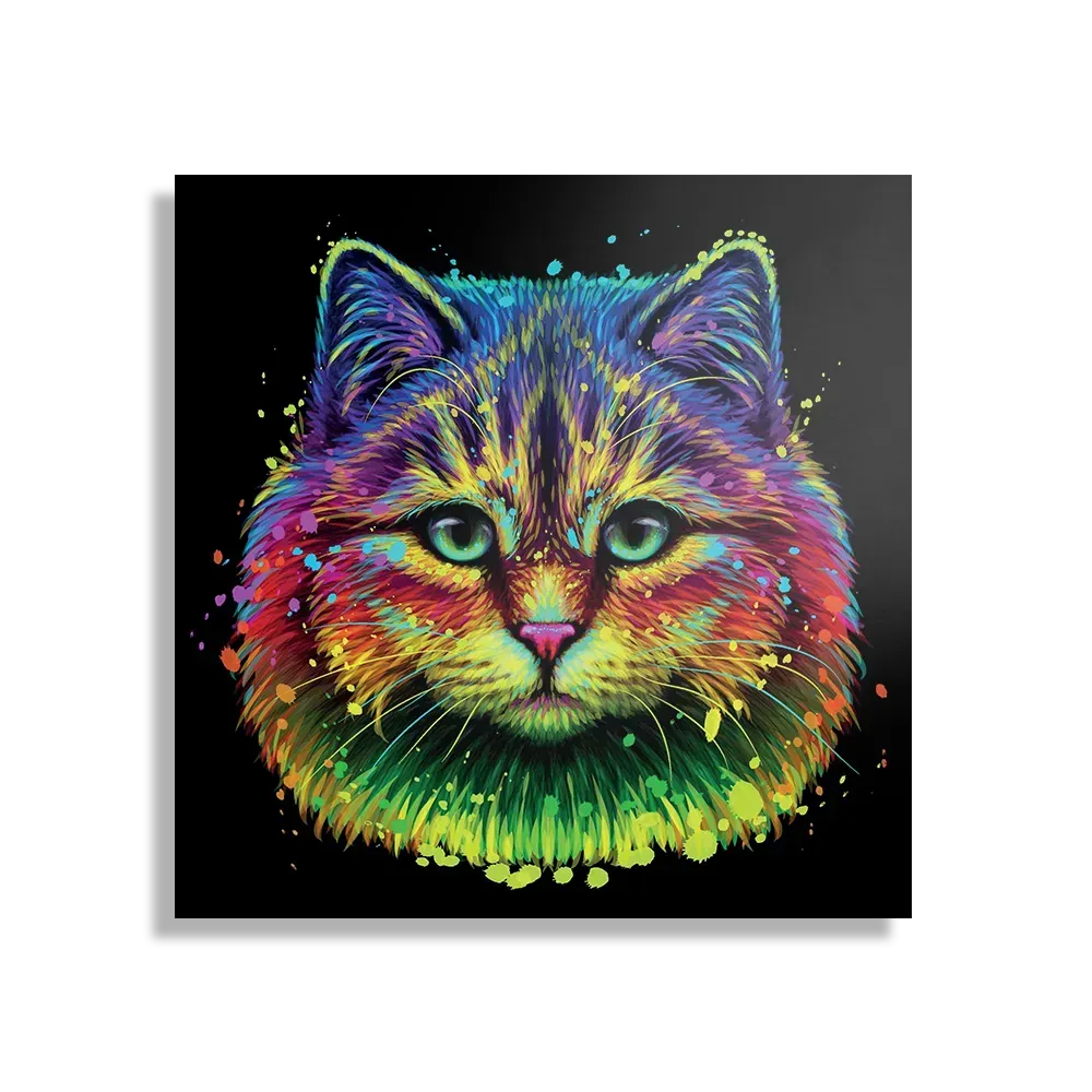 Template_D_Vierkant_Dieren_76-1 Schilderij Colored Cat Vierkant Template D Vierkant Dieren 76 1