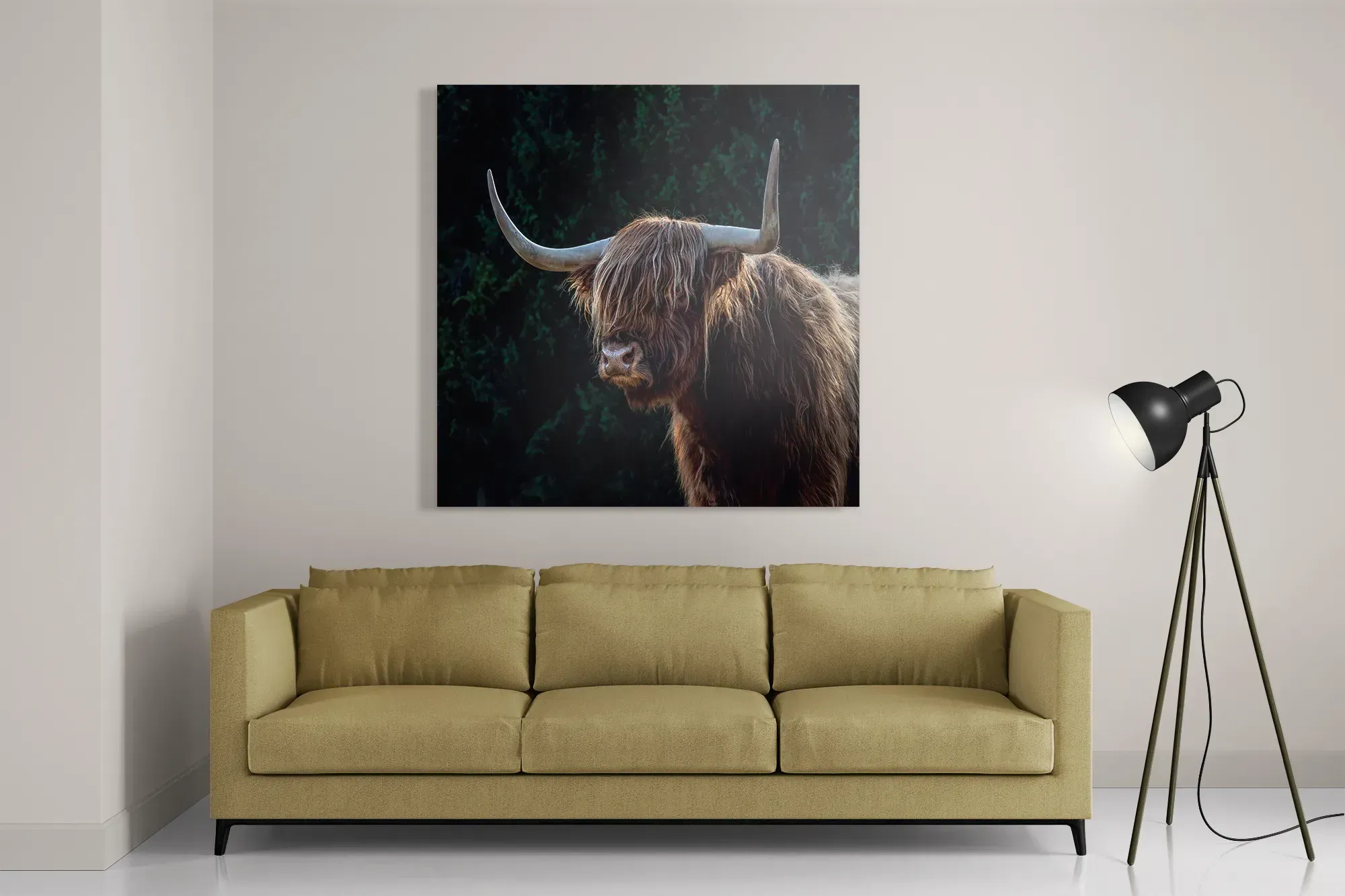 Template_D_Vierkant_Dieren_79-2 Schilderij De Wilde Bizon Vierkant Template D Vierkant Dieren 79 2
