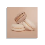 Schilderij Macarons Beige Tinten 01 Vierkant Template D Vierkant Eten En Drinken 26 1