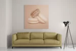 Schilderij Macarons Beige Tinten 01 Vierkant Template D Vierkant Eten En Drinken 26 2