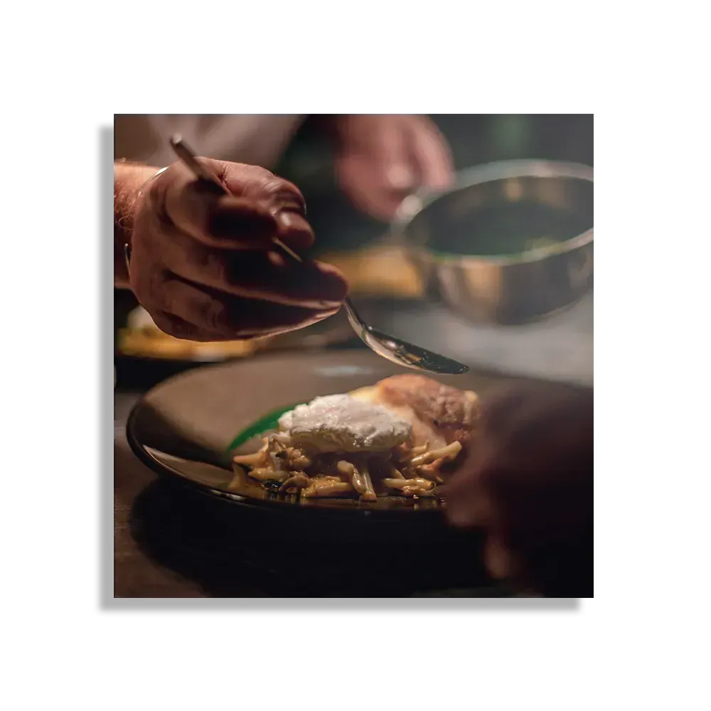 Schilderij Cheef Kok Vierkant Template D Vierkant Eten En Drinken 30 1