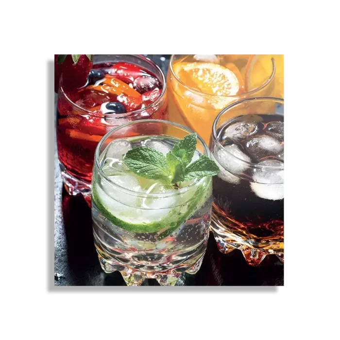 Schilderij Cocktails Vierkant Template D Vierkant Eten En Drinken 37 1