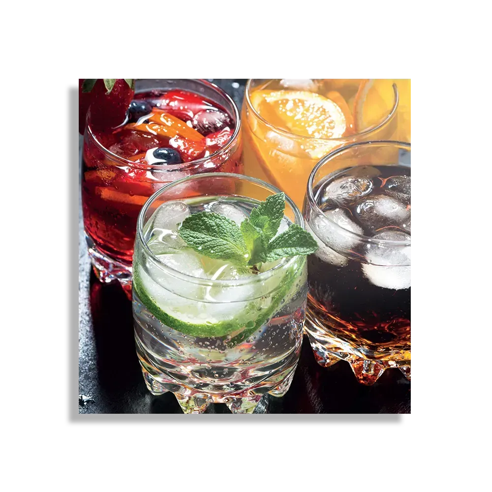 Schilderij Cocktails Vierkant Template D Vierkant Eten En Drinken 37 1