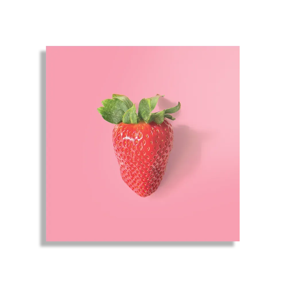 Schilderij Strawberry Vierkant Template D Vierkant Eten En Drinken 4 1