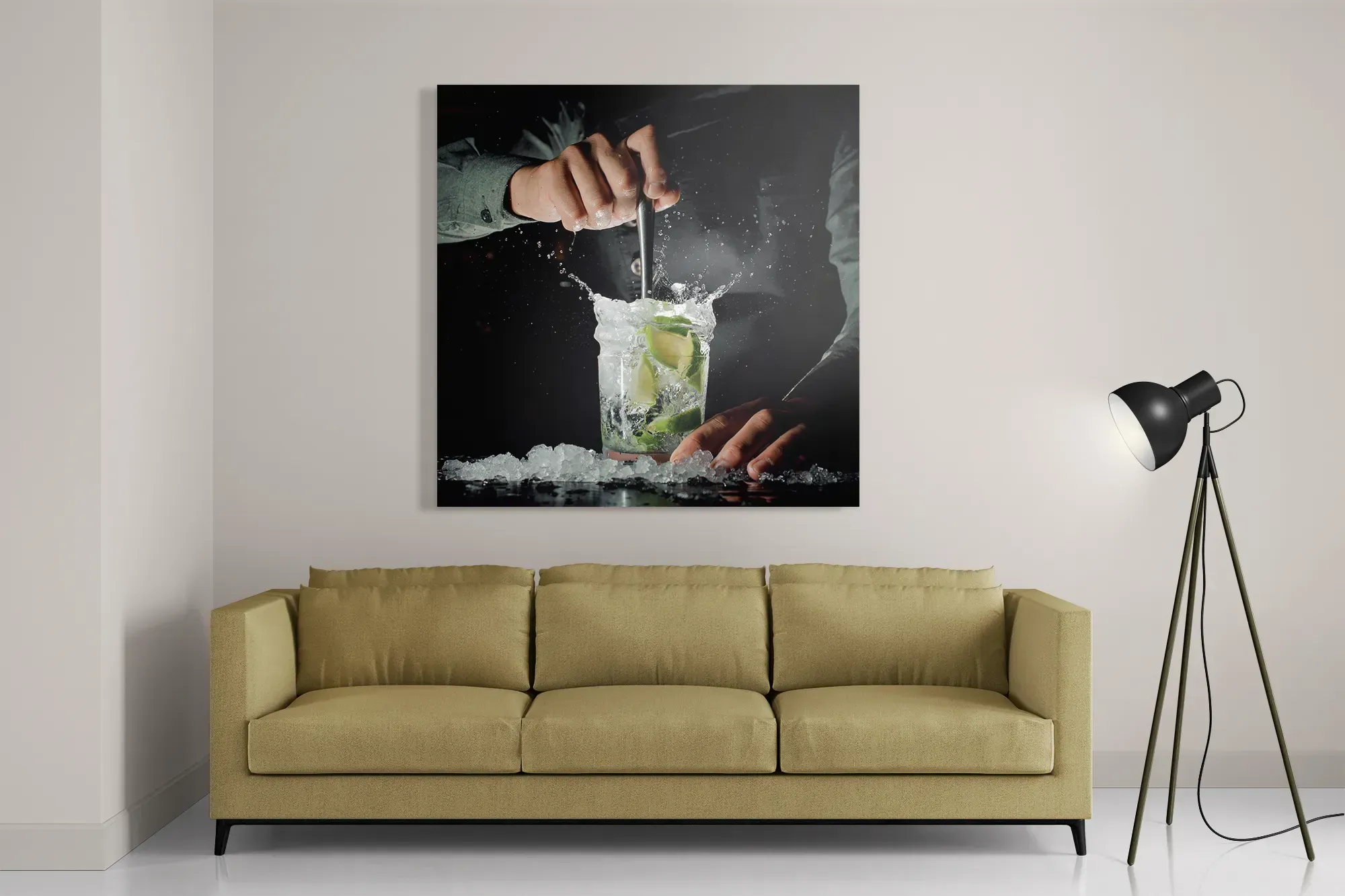 Schilderij Cocktail Bar 02 Vierkant Template D Vierkant Eten En Drinken 56 2