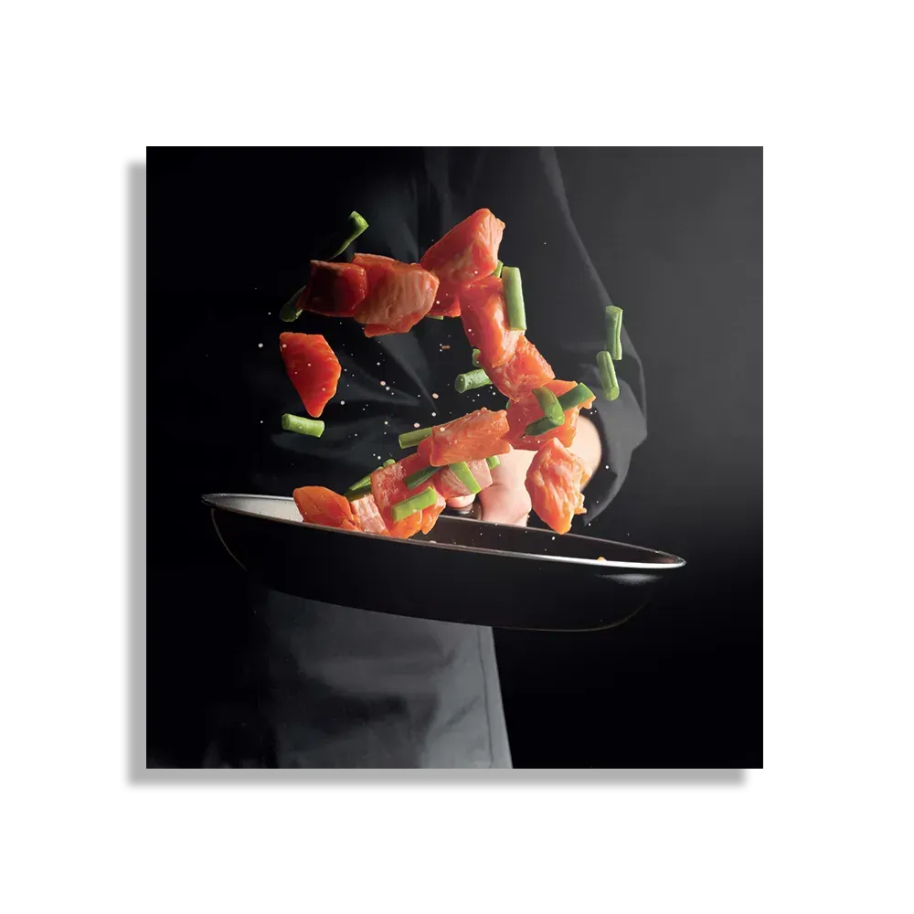 Schilderij Zalm Wokken Vierkant Template D Vierkant Eten En Drinken 64 1