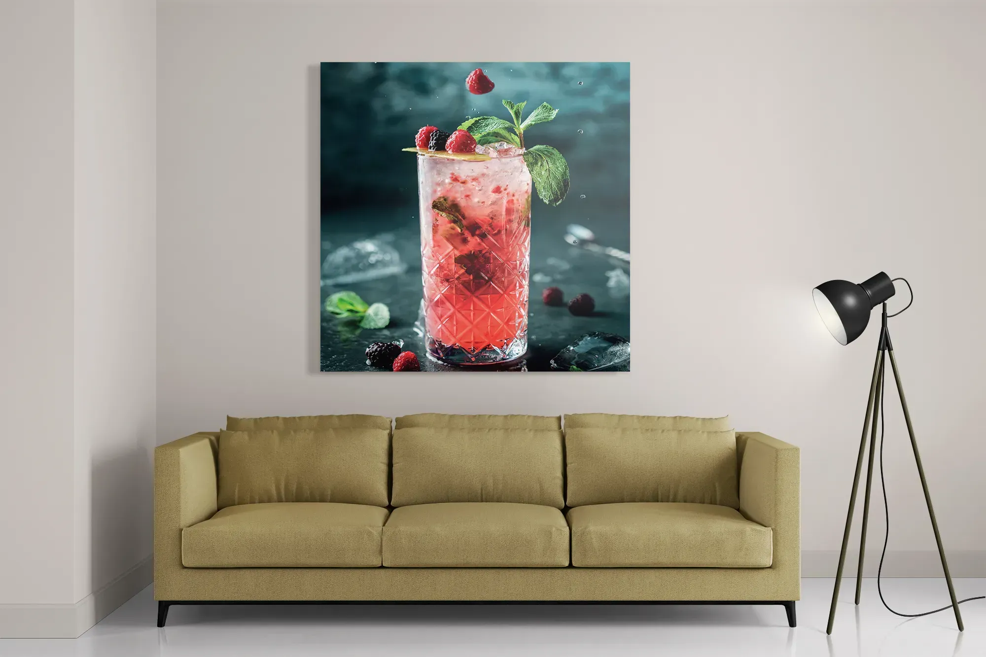 Schilderij Cocktail Bar 04 Vierkant Template D Vierkant Eten En Drinken 65 2