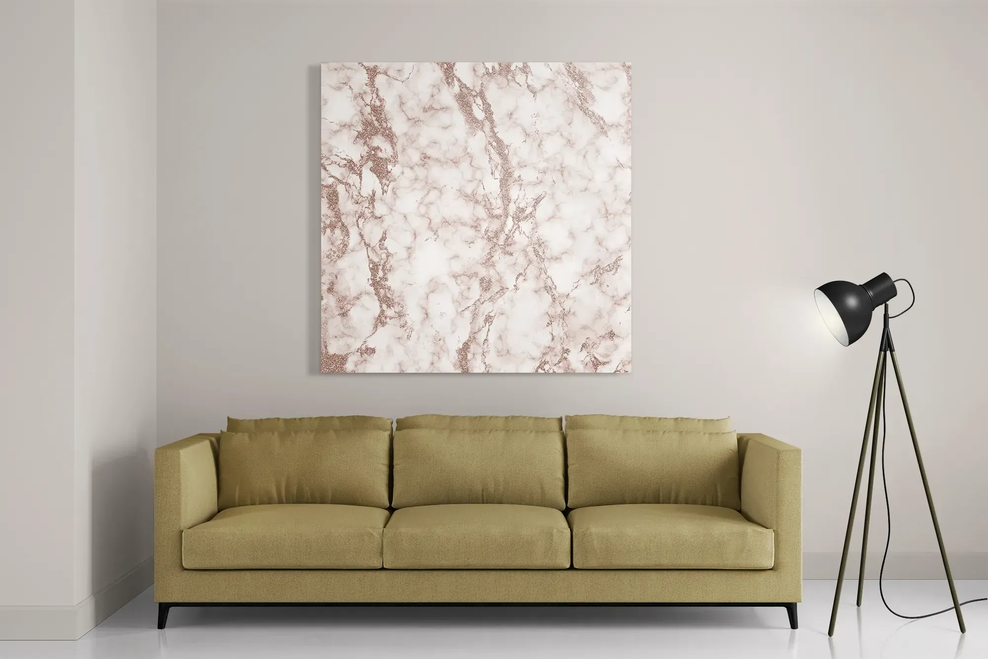 Schilderij Basis Marmer Look Bruin Vierkant Template D Vierkant Marmer 2 2