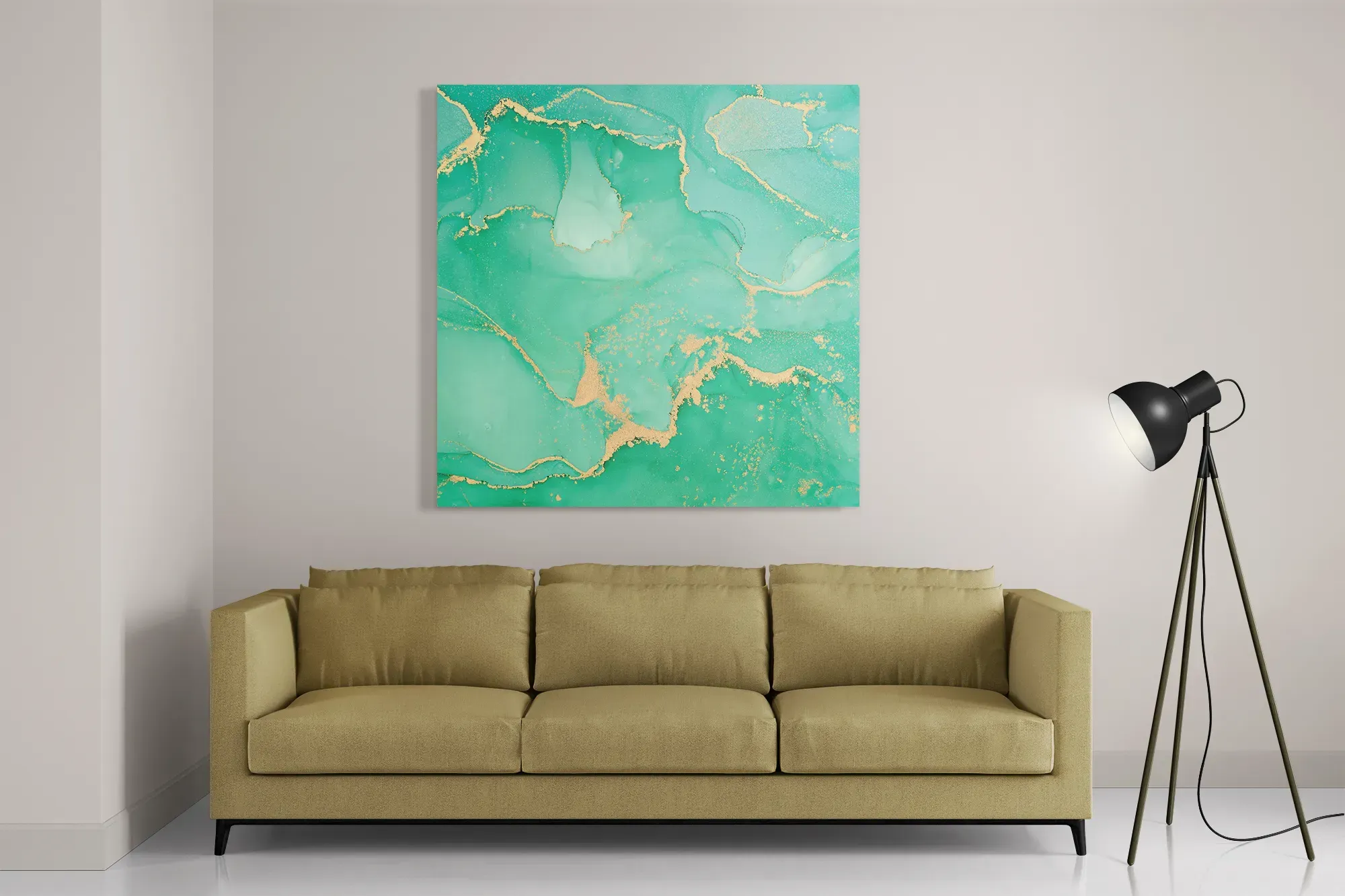 Schilderij Marmer Look Colored 07 Vierkant Template D Vierkant Marmer 27 2