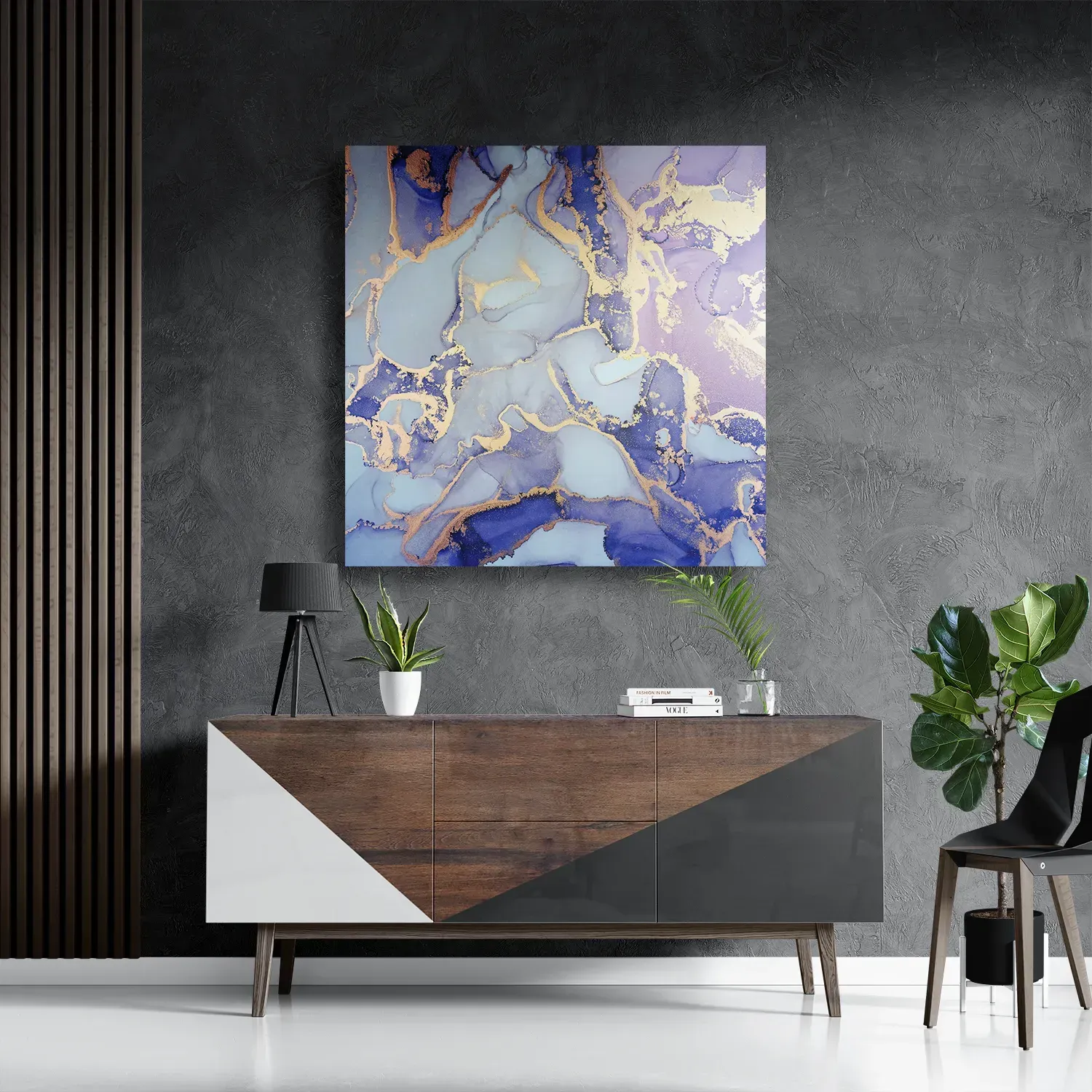 Schilderij Marmer Look Colored 09 Vierkant Template D Vierkant Marmer 30 3